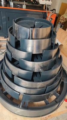 Otomatik Hidrolik Blower Aksyal fanlar için kabuğu Flange Yapma Makinesi