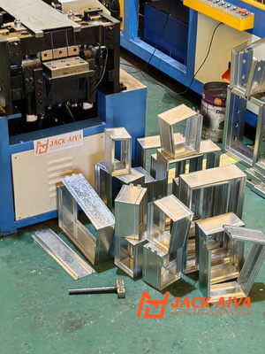 Yangın damper çerçeve yapma makinesi # Perde yangın damper imalat makinesi # Perde yangın damper çerçeve otomatik üretim hattı