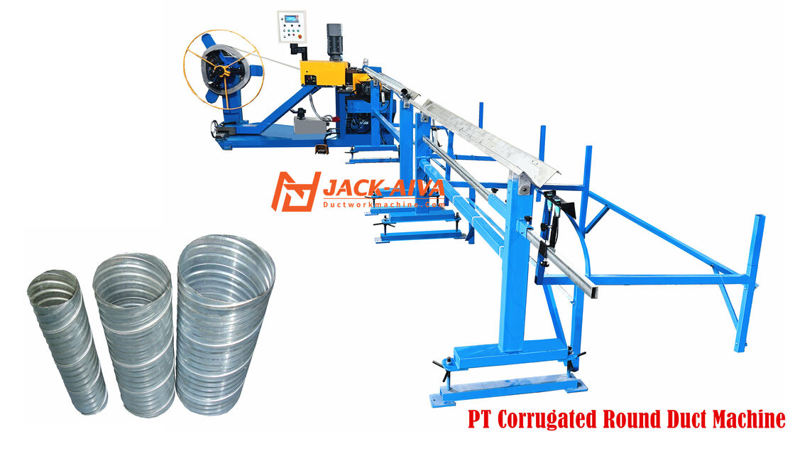 Spiral Corrugated Post Tensioning Duct Machine | PT Tube Former for Prestressed Concrete