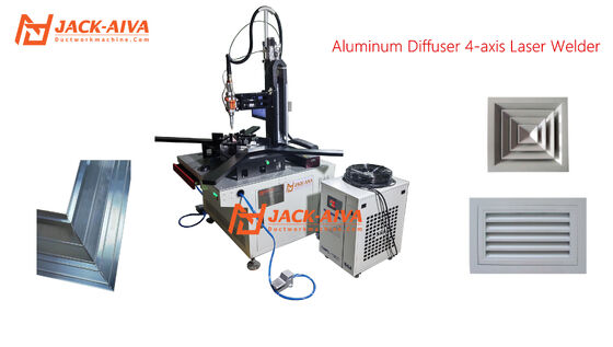 HVAC Alüminyum Diffuser Çerçeve Lazer kaynak makinesi