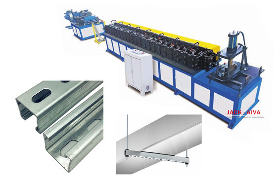 C Kanal Makinası Oluklu Galvanizli Çelik Unistrut 1.2mm 1.8mm